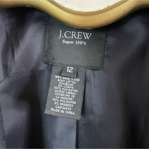J. Crew Super 120’s Wool Pinstripe Blazer - Picture 6 of 6